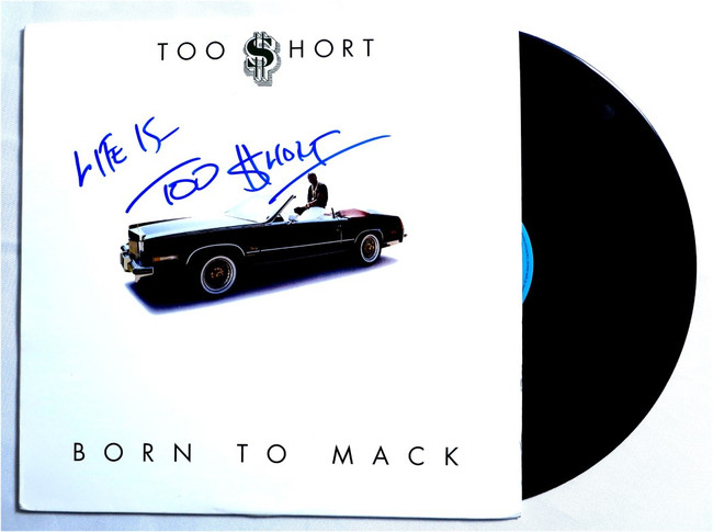 Too Short Signed Autographed Record Album Born to Mack "Life is" BAS BJ71372