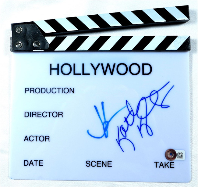 J.J. Abrams Kathleen Kennedy Autographed Movie Clapper Star Wars BAS BJ71306