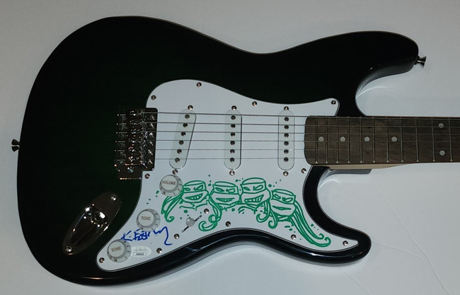 Kevin Eastman Signed Autographed Electric Guitar W/ TMNT Sketch JSA AQ93030