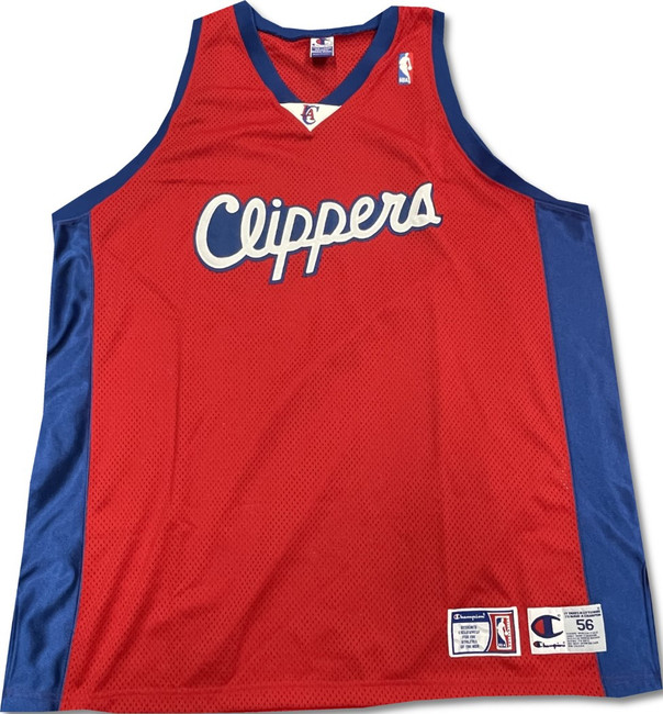 Clippers Player Team Issued Champion Authentic Jersey No Name Size 56