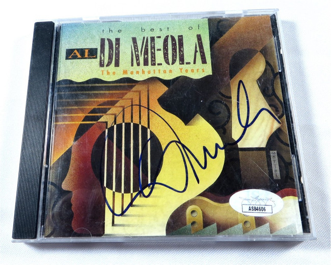 Al Di Meola Signed Autographed CD Booklet Best of Manhattan Years JSA AS84606