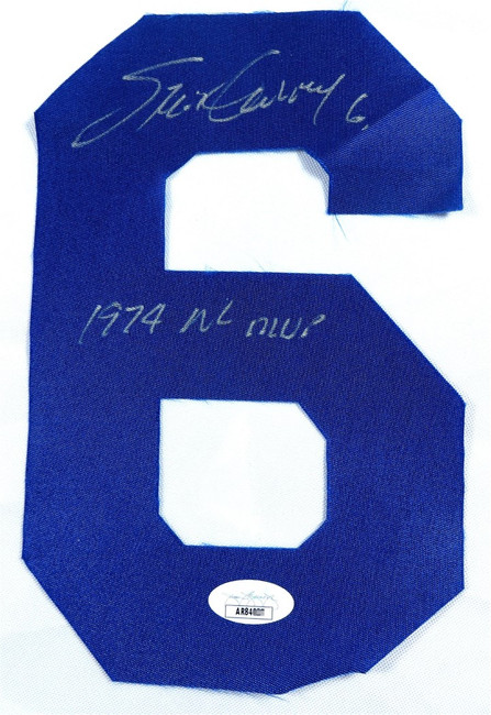 Steve Garvey Signed Autographed Jersey Number Only Dodgers "1974 NL MVP" #6 JSA