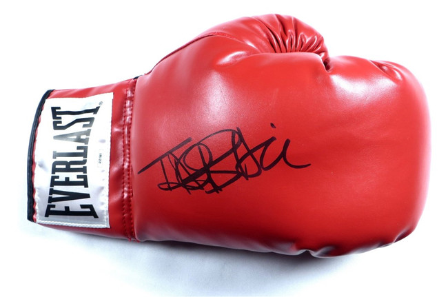 Talia Shire Signed Autographed Boxing Glove Adrian Balboa JSA AS01849