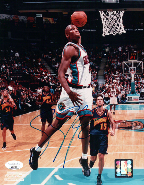 Stromile Swift Signed Autographed 8X10 Photo Grizzlies Slam Dunk JSA AR82986