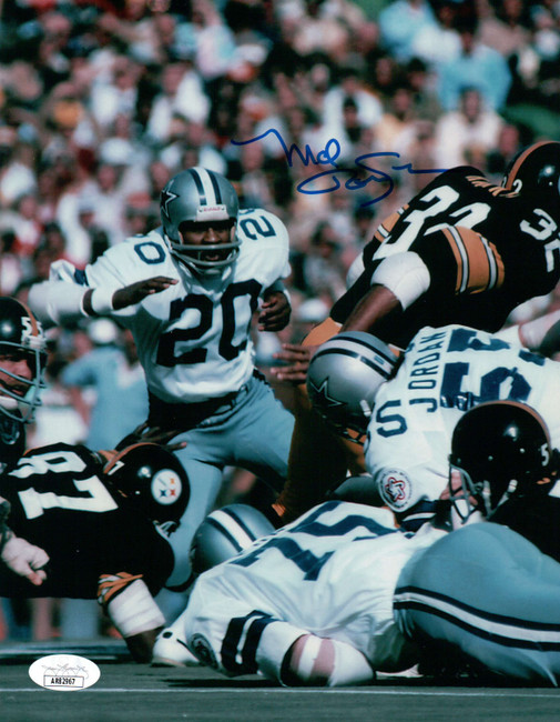 Mel Renfro Signed Autographed 8X10 Photo Cowboys vs. Steelers JSA AR82967