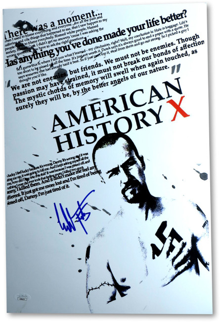 Edward Furlong Signed Autographed 12X18 Photo American History X JSA AS84231