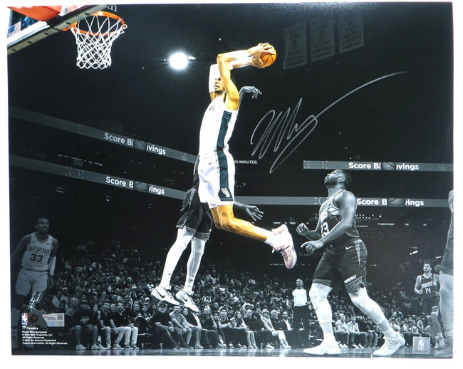 Victor Wembanyama Signed Autograph 16X20 Photo Spurs Monster Dunk Fanatics 7864