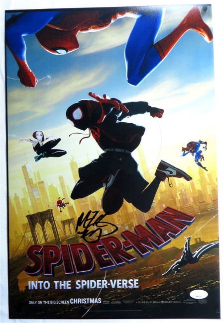 Phil Lord Autographed 12X18 Photo Spider-Man Into the Spider-Verse JSA AR82142