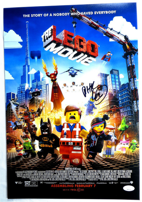 Phil Lord Signed Autographed 12X18 Photo The Lego Movie Director JSA AR82144