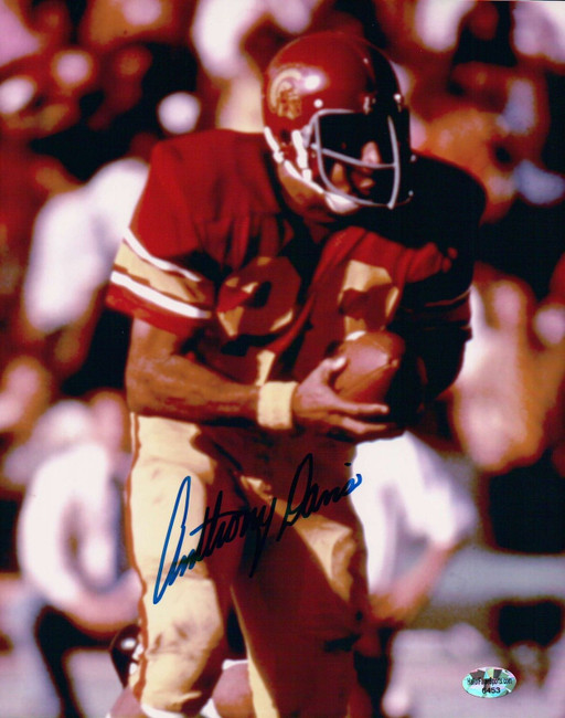 Anthony Davis Signed 8X10 Photo Autograph USC 2 Hands on Ball Auto COA