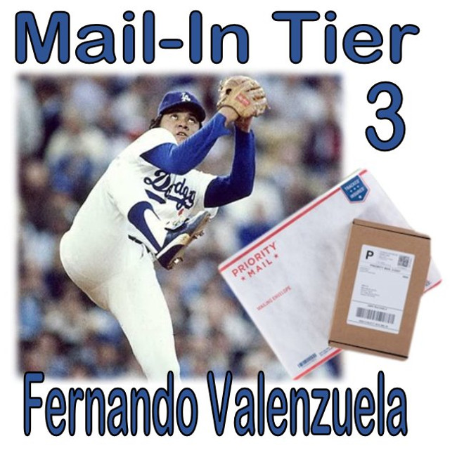 FVM3 - Fernando Valenzuela - Mail-In Ticket - Tier 3