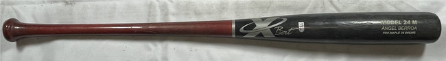 Carlos Monasterios Game Used X Baseball Bat Pro Maple Dodgers CRACKED MLB