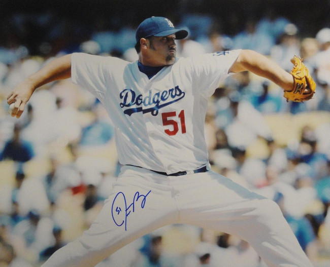 Jonathan Broxton Signed Autograph 16x20 Photograph Los Angeles Dodgers #51 COA