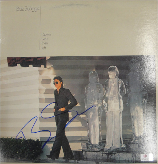 Boz Scaggs Hand Signed Autographed Record Cover Down Two Then Left  JSA U16366