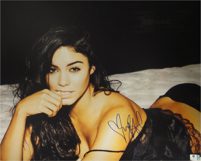 Vanessa Hudgens Hand Signed Autographed HUGE 16x20 Photo Sexy Lingerie GA 758708