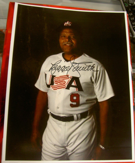 Reggie Smith Autographed Signed Usa Olympic Photo 8.5" X10.5" Photograph Dodgers