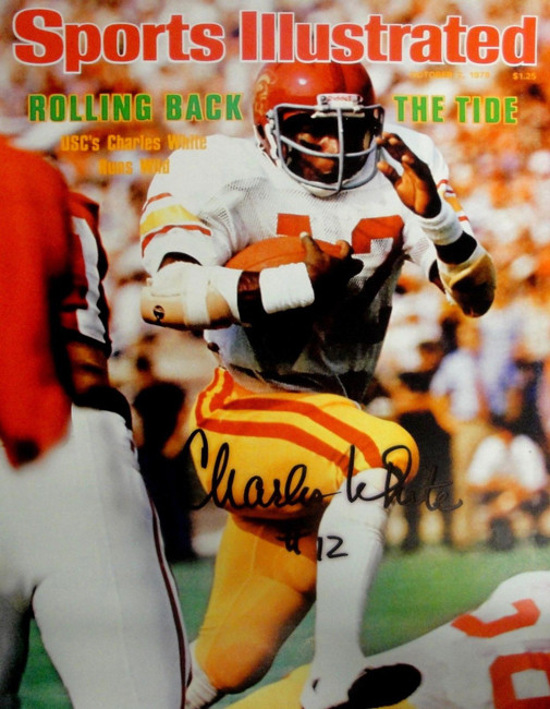 Charles White Hand Signed Autographed 16x20 Photo Sports Illustrated Heisman #32