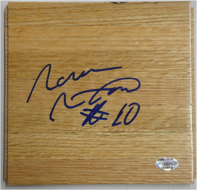 Norm Nixon Hand Signed Piece of Wood Floorboard Los Angeles Lakers Floor #10