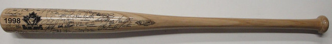 Roger Clemens Jose Canseco Unsigned Full Size Baseball Bat 98 Blue Jays 21/1999