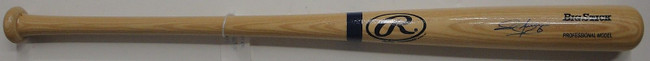 Jose Guillen Hand Signed Autographed Baseball Bat Angels White Sox