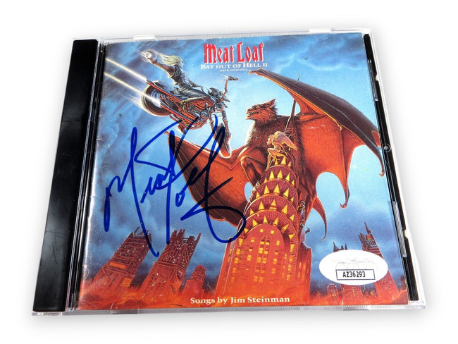 Meatloaf Signed Autographed CD Cover Bat Out of Hell II JSA AZ36293