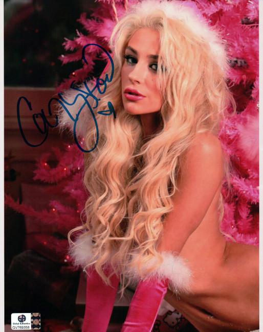 Courtney Stodden Hand Signed Autographed 8X10 Photo Sexy Close-Up GA769358