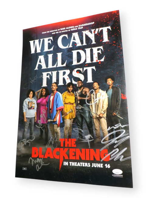 The Blackening Cast Signed Autographed 13X20 Poster Fowler Mayo Walls +6 JSA