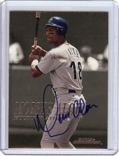 Moises Alou 2000 Skybox Dominion Card Auto Autograph