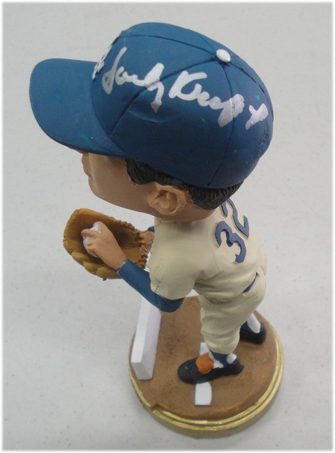 Sandy Koufax Hand Signed Autographed SGA Bobblehead 2012 LA Dodgers