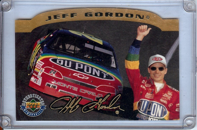 Jeff Gordon 1996 Upper Deck Oversize Die-Cut Limited Edition UDA # #/2500