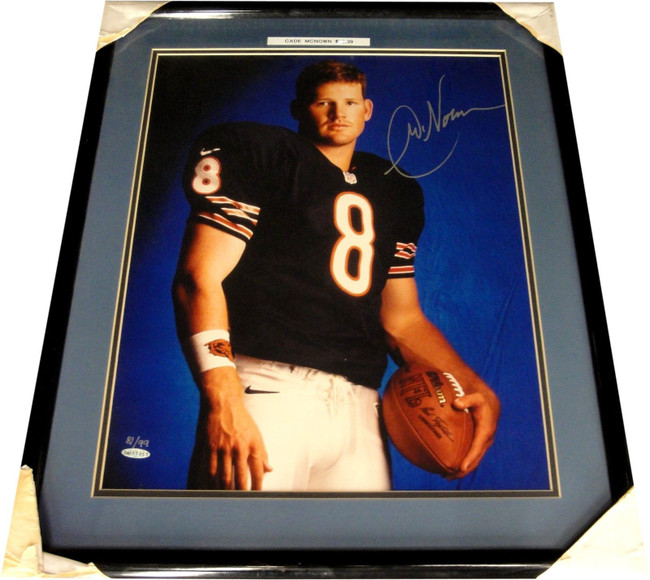 Cade McNown Hand Signed Autographed 16x20 Photo Custom Framed UDA