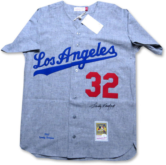 Sandy Koufax Signed Autographed Mitchell & Ness Jersey Dodgers 1963 JSA XX29232