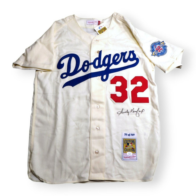 Sandy Koufax Signed Autograph M&N Jersey Dodgers HOF Limited 70/169 JSA YY54644