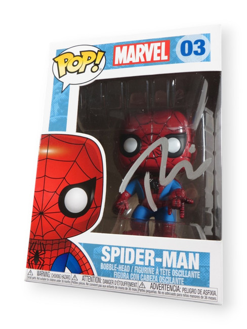 Tobey Maguire Autographed Funko POP! Figure Spider-Man Marvel 03 BAS AE08809