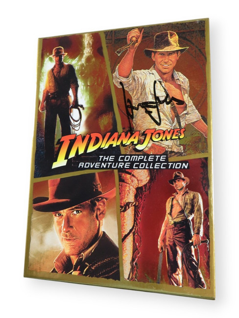 Harrison Ford Signed Autographed DVD Cover Indiana Jones Collection BAS AE16214