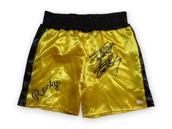 Sylvester Stallone Signed Autographed Boxing Trunks Rocky Balboa JSA YY54564