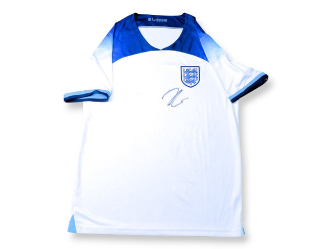 Jude Bellingham Signed Autographed Jersey England National Team BAS AE04401