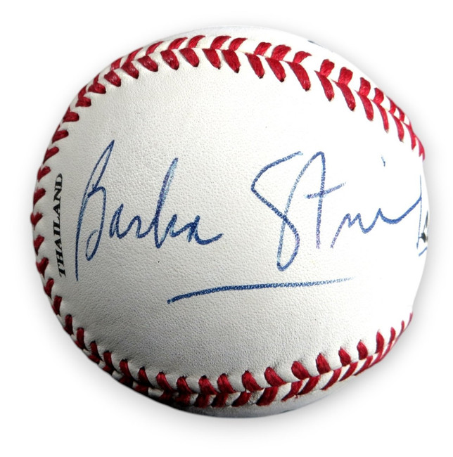 Barbra Streisand Signed Autographed Little League Baseball Yentl PSA AP00100