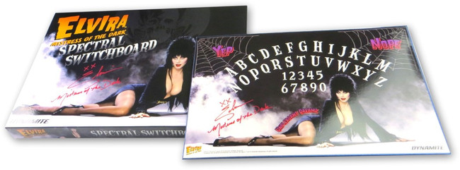 Elvira Signed Autographed Ouija Board and Box Mistress of the Dark 2 Autos JSA
