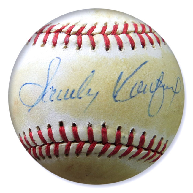 Sandy Koufax Don Drysdale Signed Autographed NL Baseball Dodgers JSA XX29223