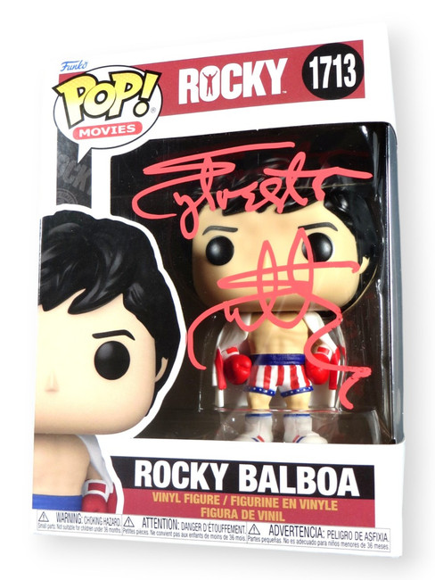 Sylvester Stallone Signed Autographed Funko POP! Figure Rocky Balboa JSA ZZ48068