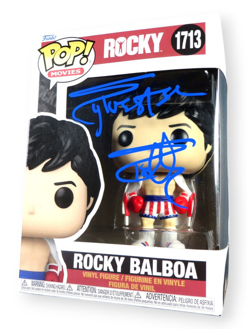 Sylvester Stallone Signed Autographed Funko POP! Figure Rocky Balboa JSA ZZ48064