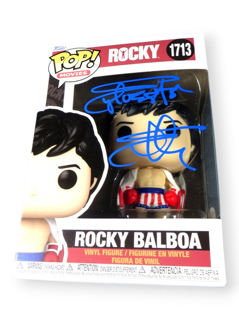 Sylvester Stallone Signed Autographed Funko POP! Figure Rocky Balboa JSA ZZ48063