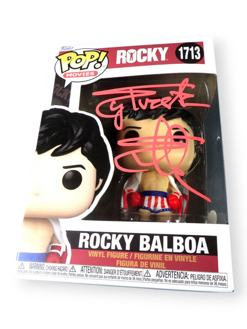 Sylvester Stallone Signed Autographed Funko POP! Figure Rocky Balboa JSA ZZ48067