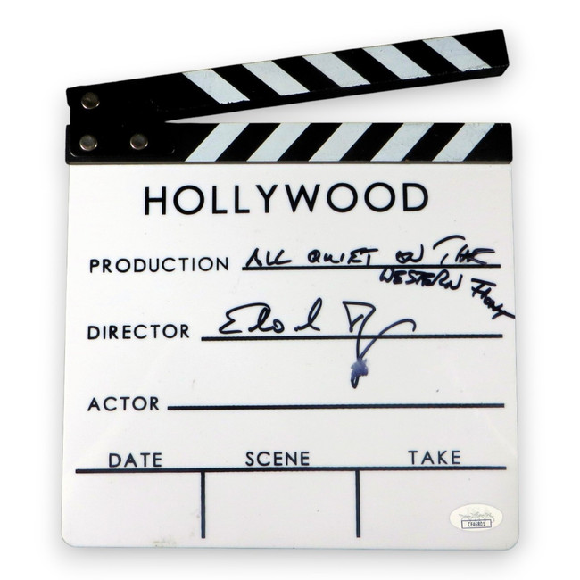 Edward Berger Signed Movie Clapper All Quiet on the Western Front JSA CF46801