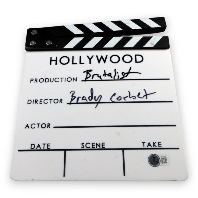 Brady Corbet Signed Autographed Movie Clapper "The Brutalist" BAS BP13655
