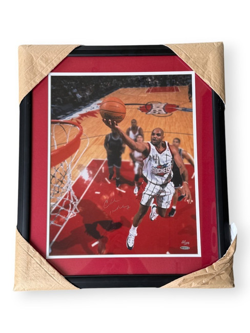 Charles Barkley Signed Autographed 16x20 Photo 76ers Rockets Framed 23/104 UDA