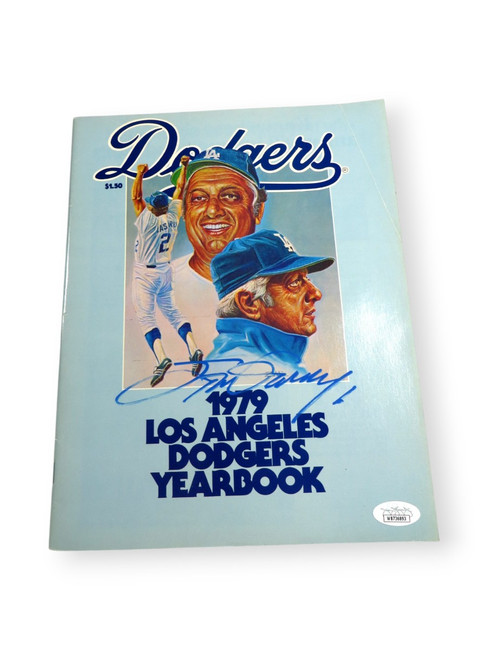 Steve Garvey Signed Autographed Magazine Dodgers 1979 Yearbook JSA WB736893