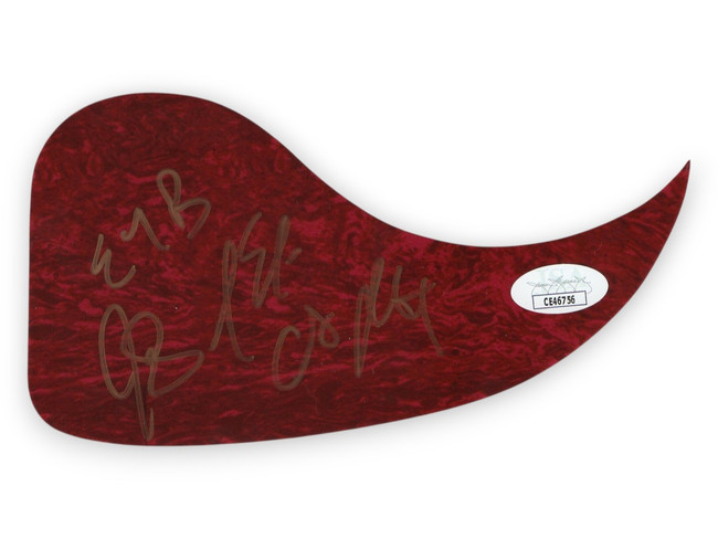 Eli Young Band Signed Autographed Guitar Pickguard 3 Signatures JSA CE46756