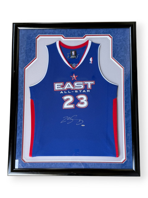 LeBron James Signed Autographed All-Star Jersey Cavaliers Framed UDA BAJ38932